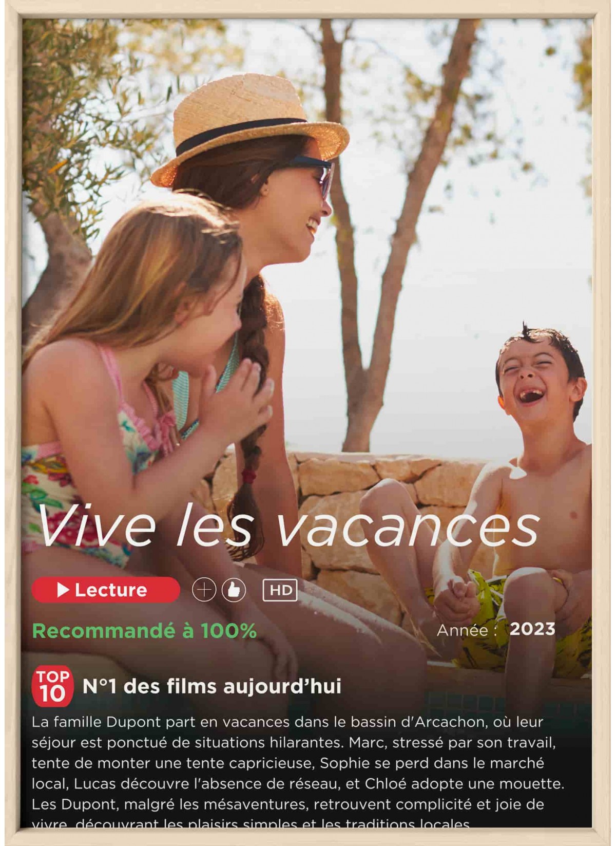 Affiche Netflix personnalisable | L’AFFICHERIE