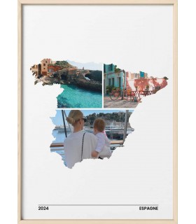 Affiche photos vacances en Espagne