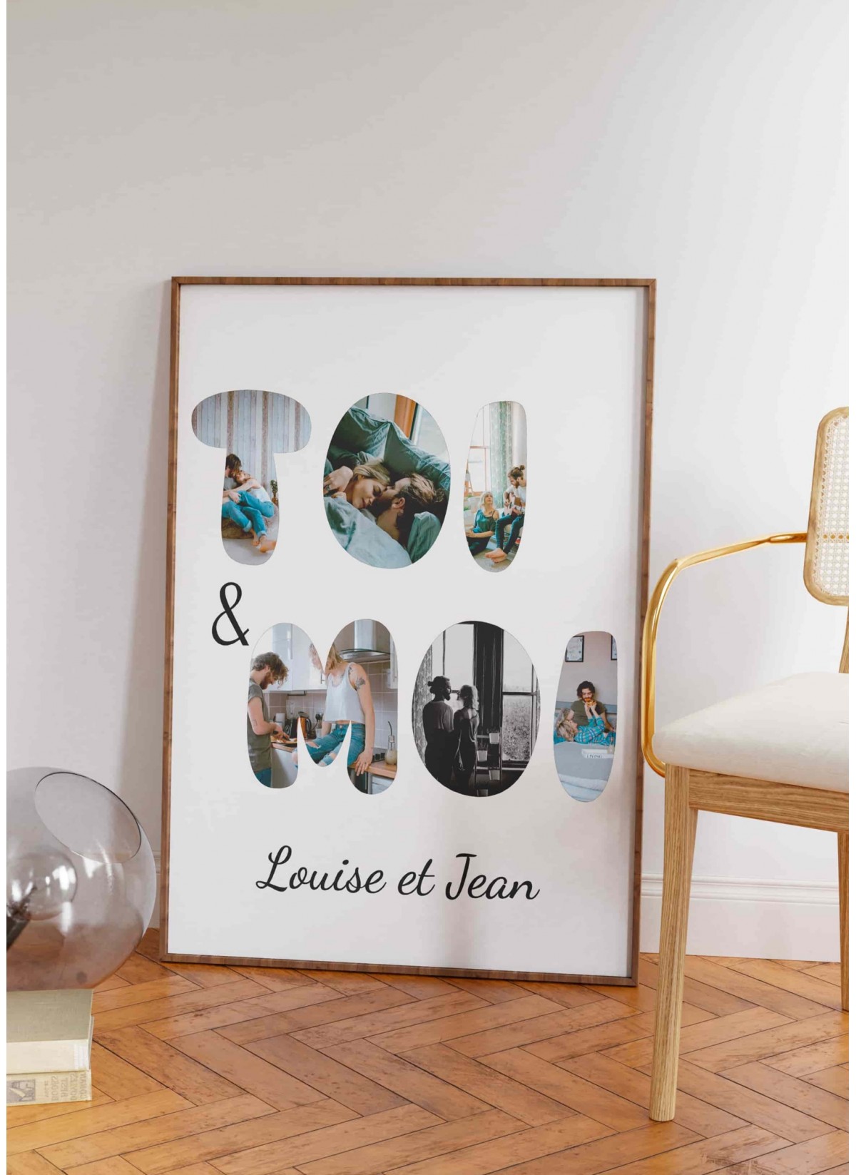 Affiche Personnalisée "Toi et Moi" - L'AFFICHERIE