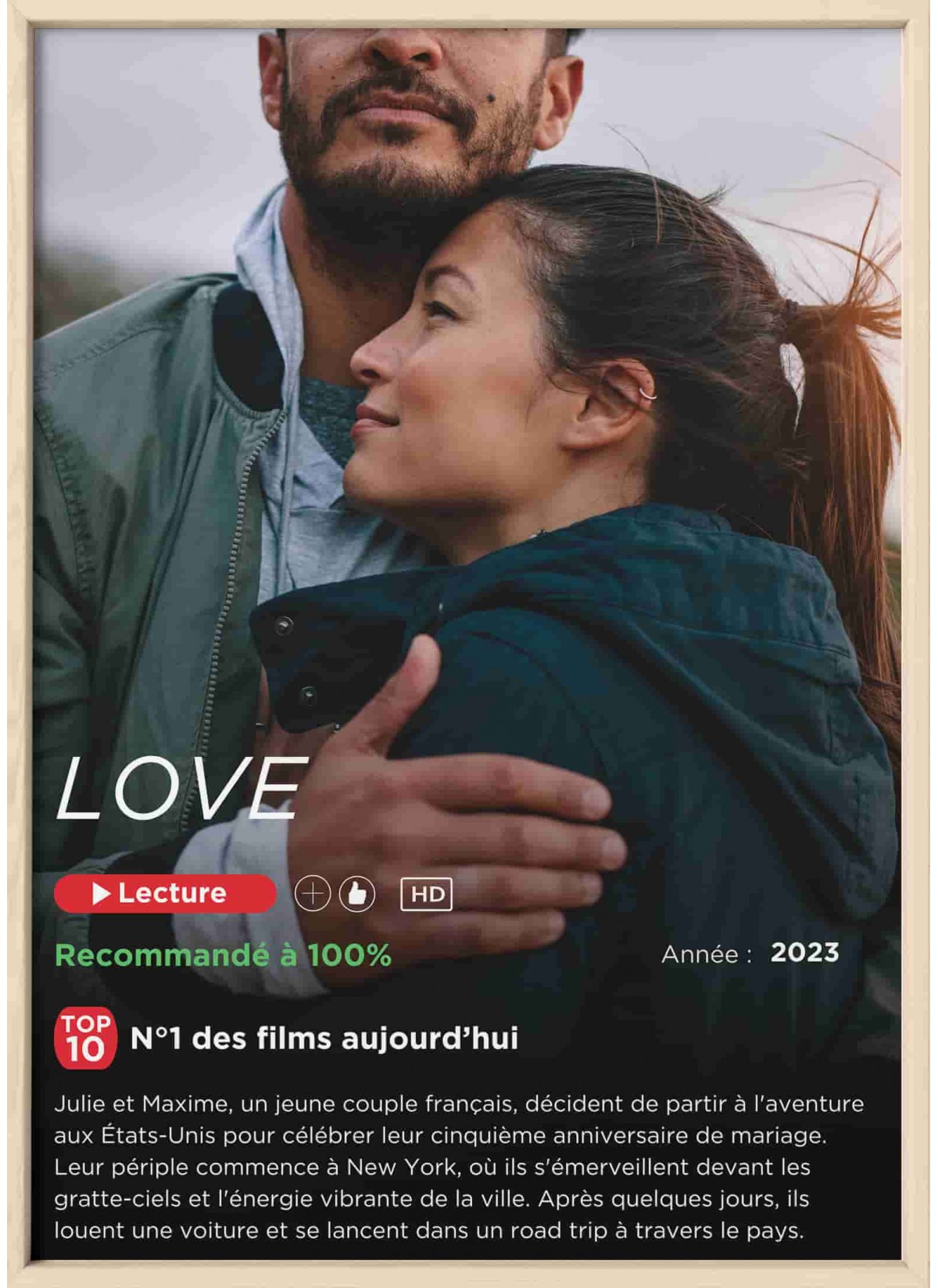 Affiche Netflix personnalisable | L’AFFICHERIE