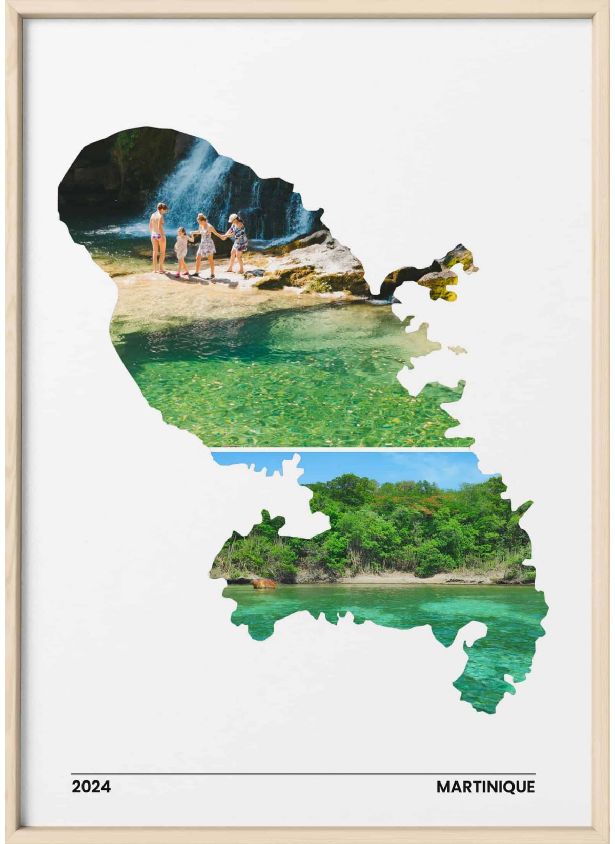 Affiche Personnalisée :  Souvenir de Martinique - L'AFFICHERIE