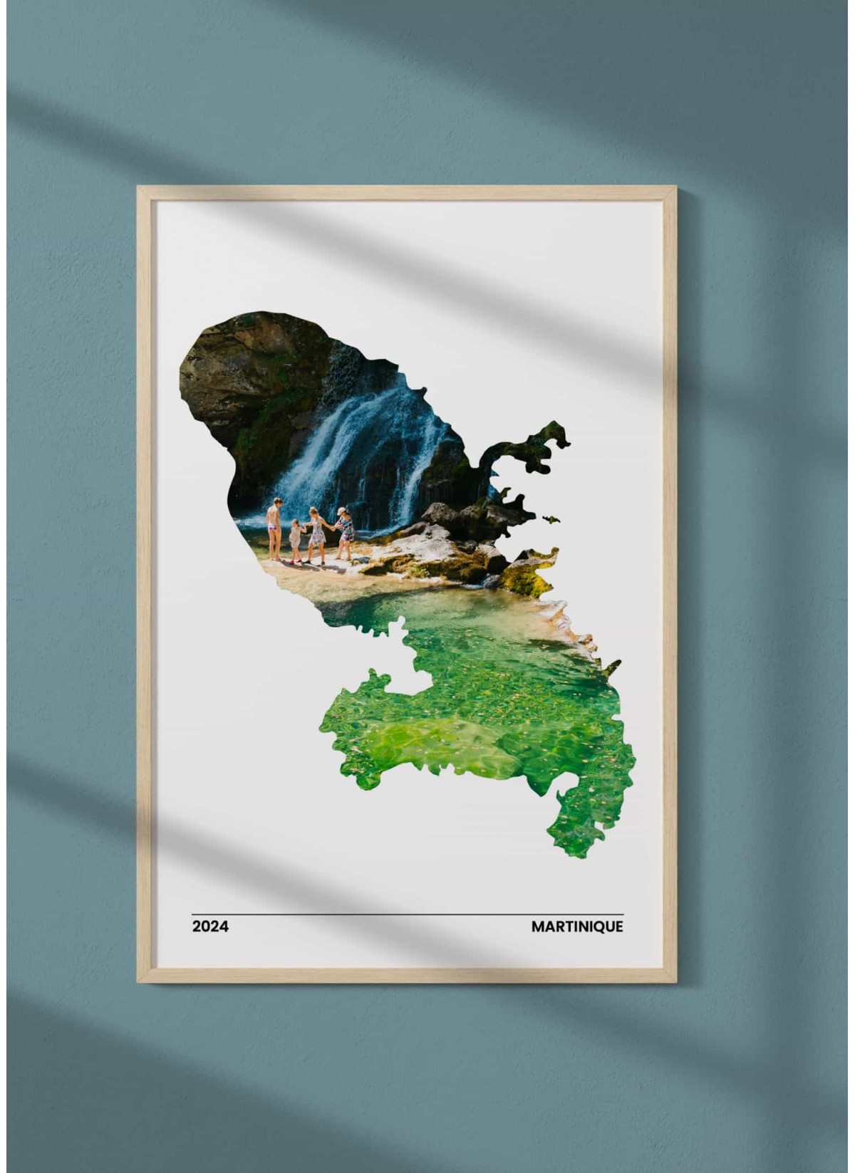 Affiche Personnalisée :  Souvenir de Martinique - L'AFFICHERIE