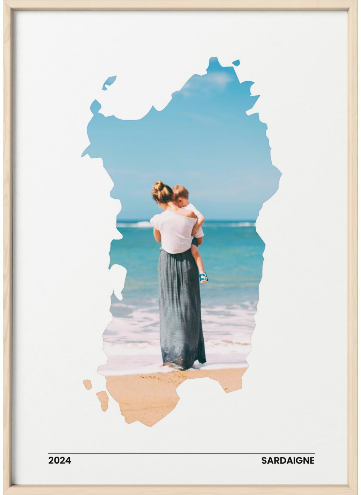 Affiche Personnalisée : Vacances en Sardaigne - L'AFFICHERIE