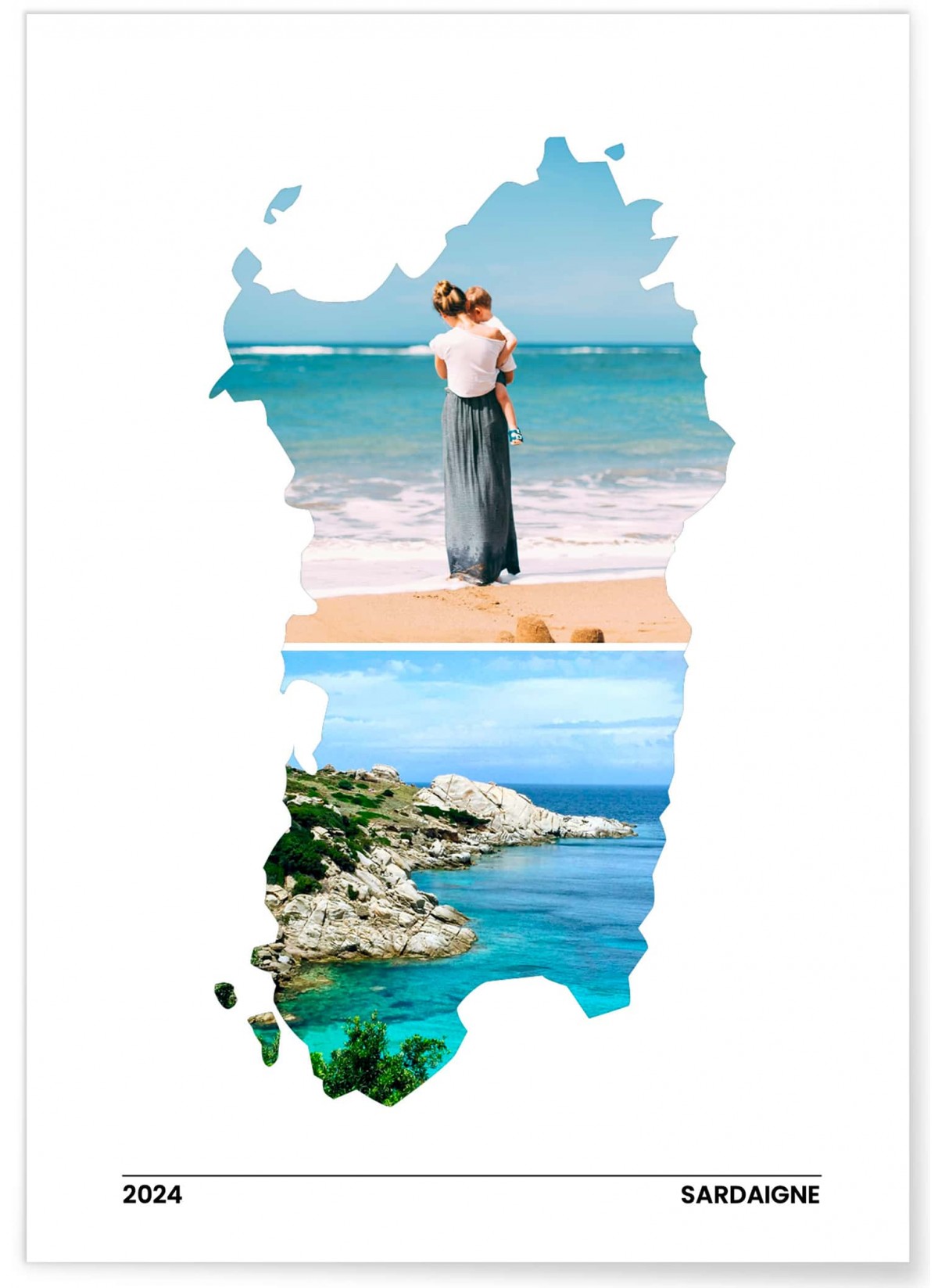 Affiche Personnalisée : Vacances en Sardaigne - L'AFFICHERIE