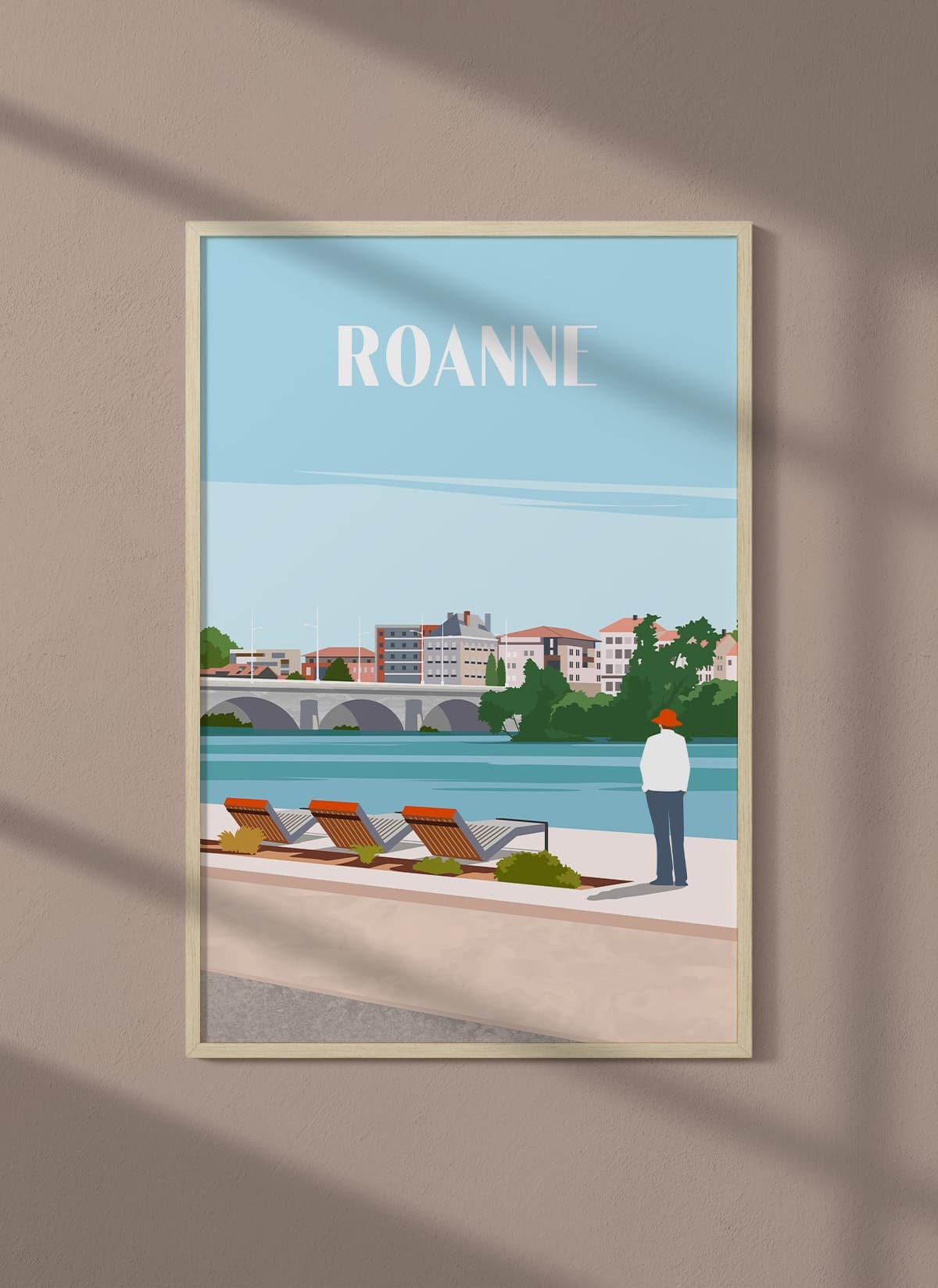 Affiche ville Roanne