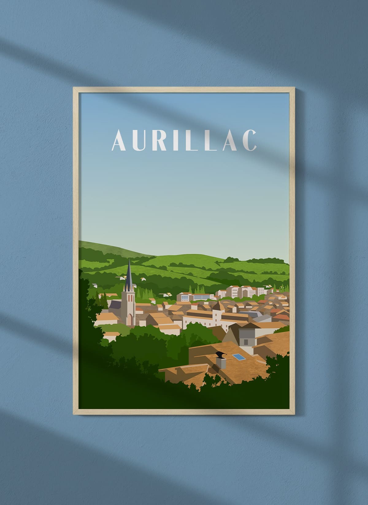 Affiche ville Aurillac