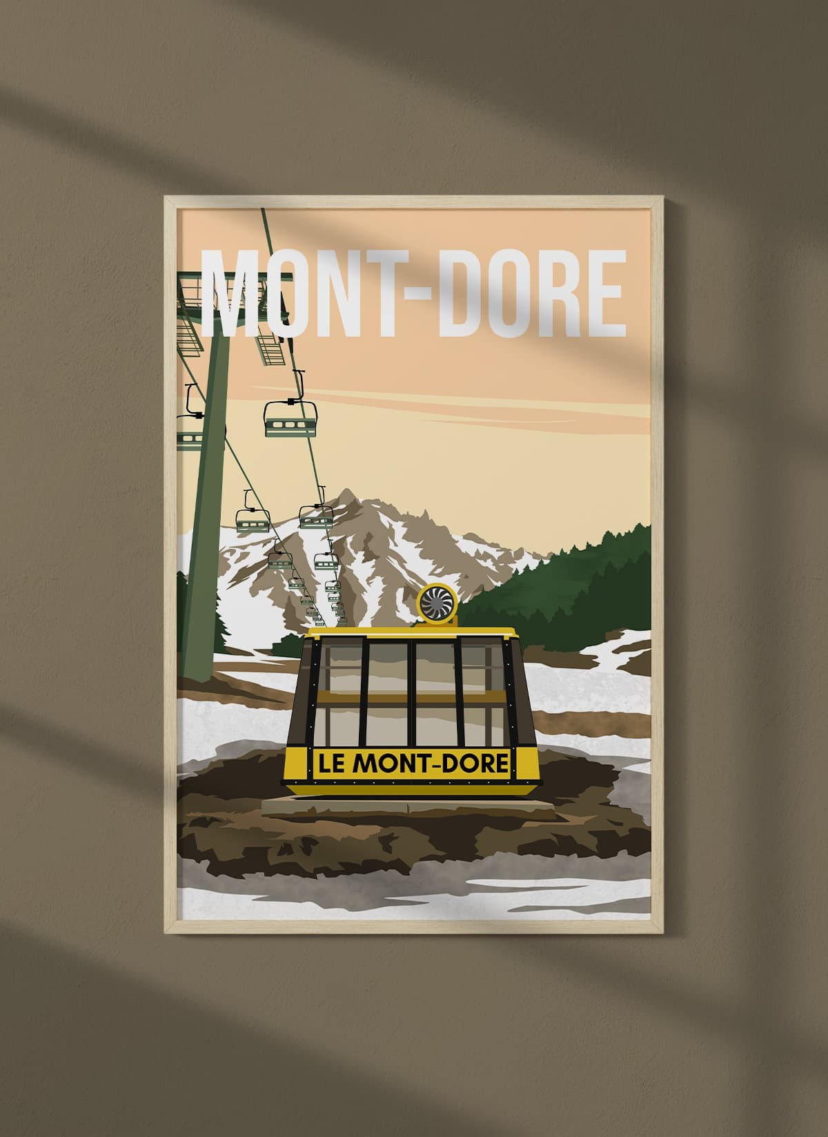 Affiche ville Mont-Dore