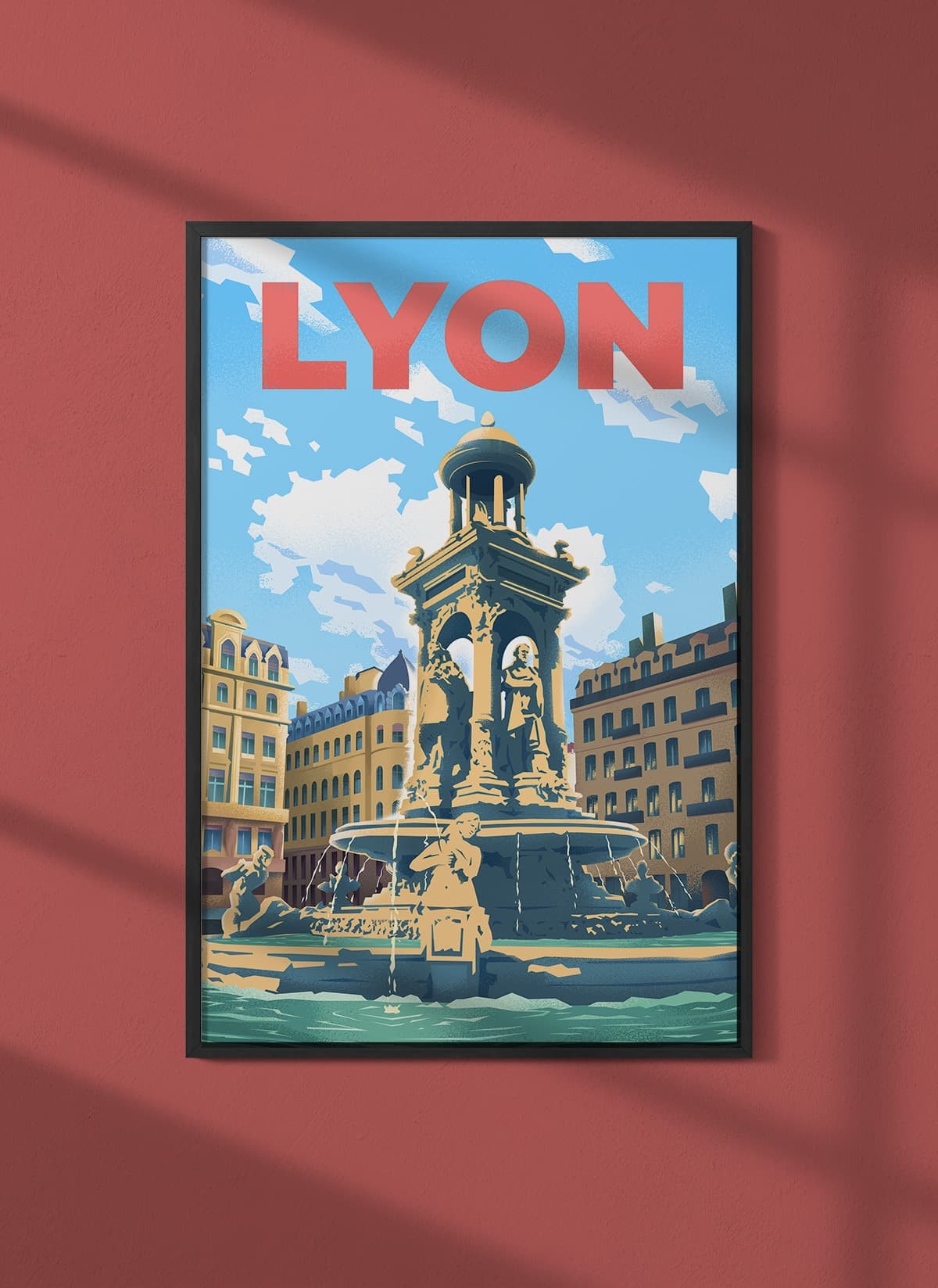 Affiche ville Lyon 3