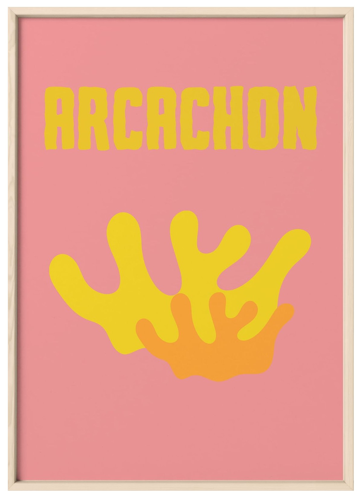 Affiche ville Minimaliste Arcachon 2