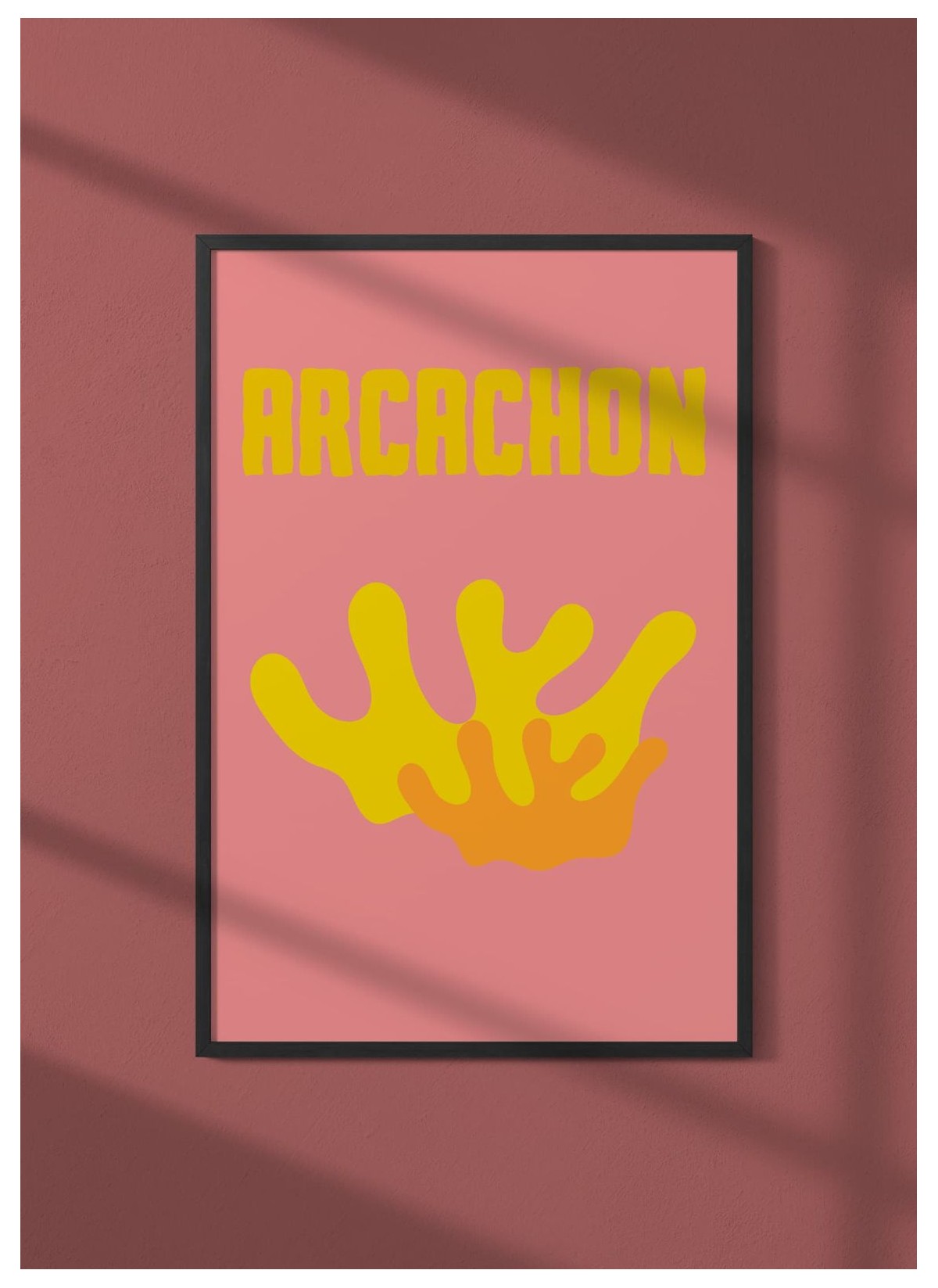 Affiche ville Minimaliste Arcachon 2