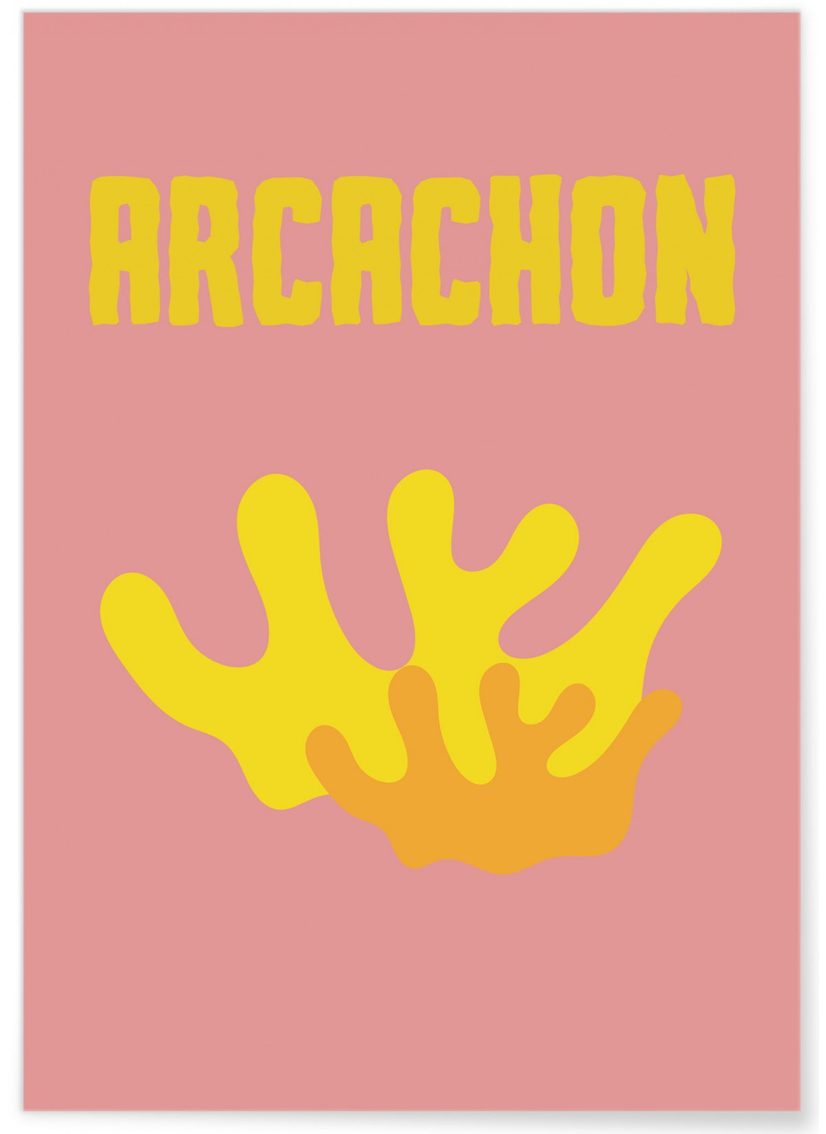 Affiche ville Minimaliste Arcachon 2