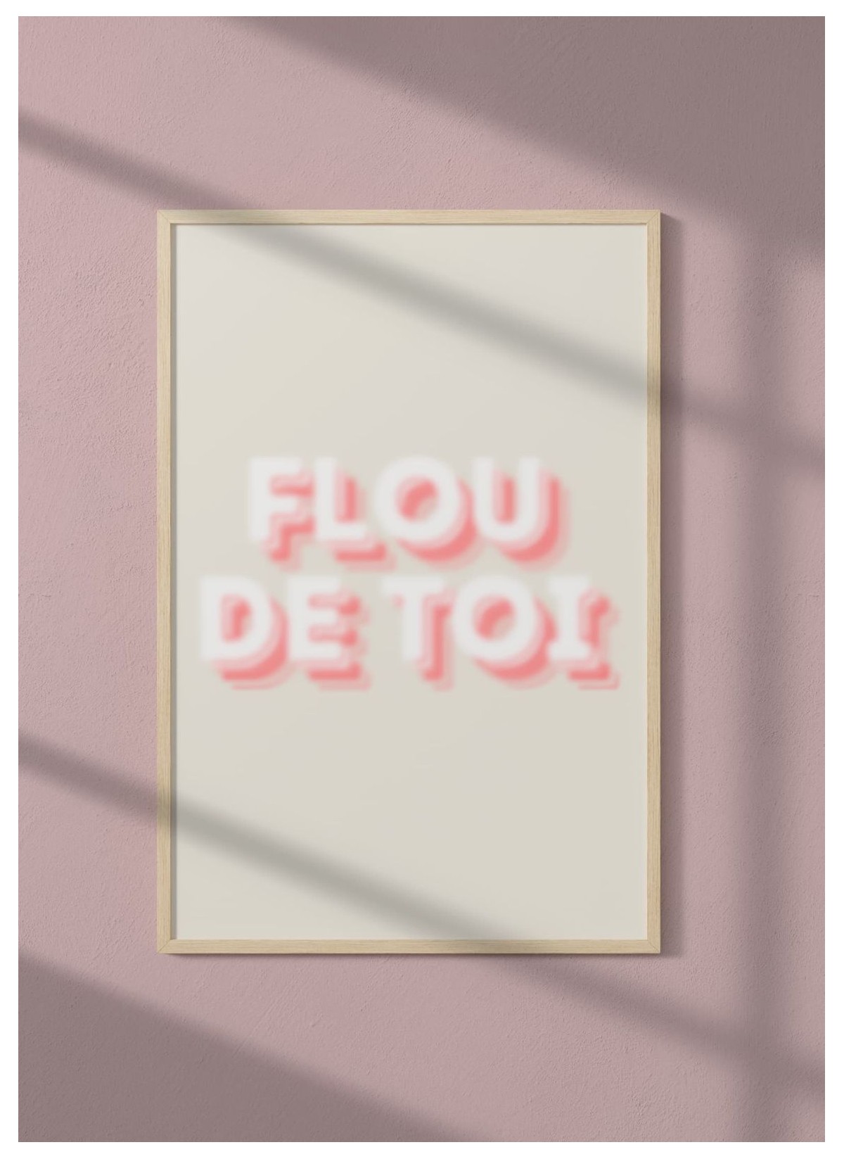 Affiche "Flou de toi"