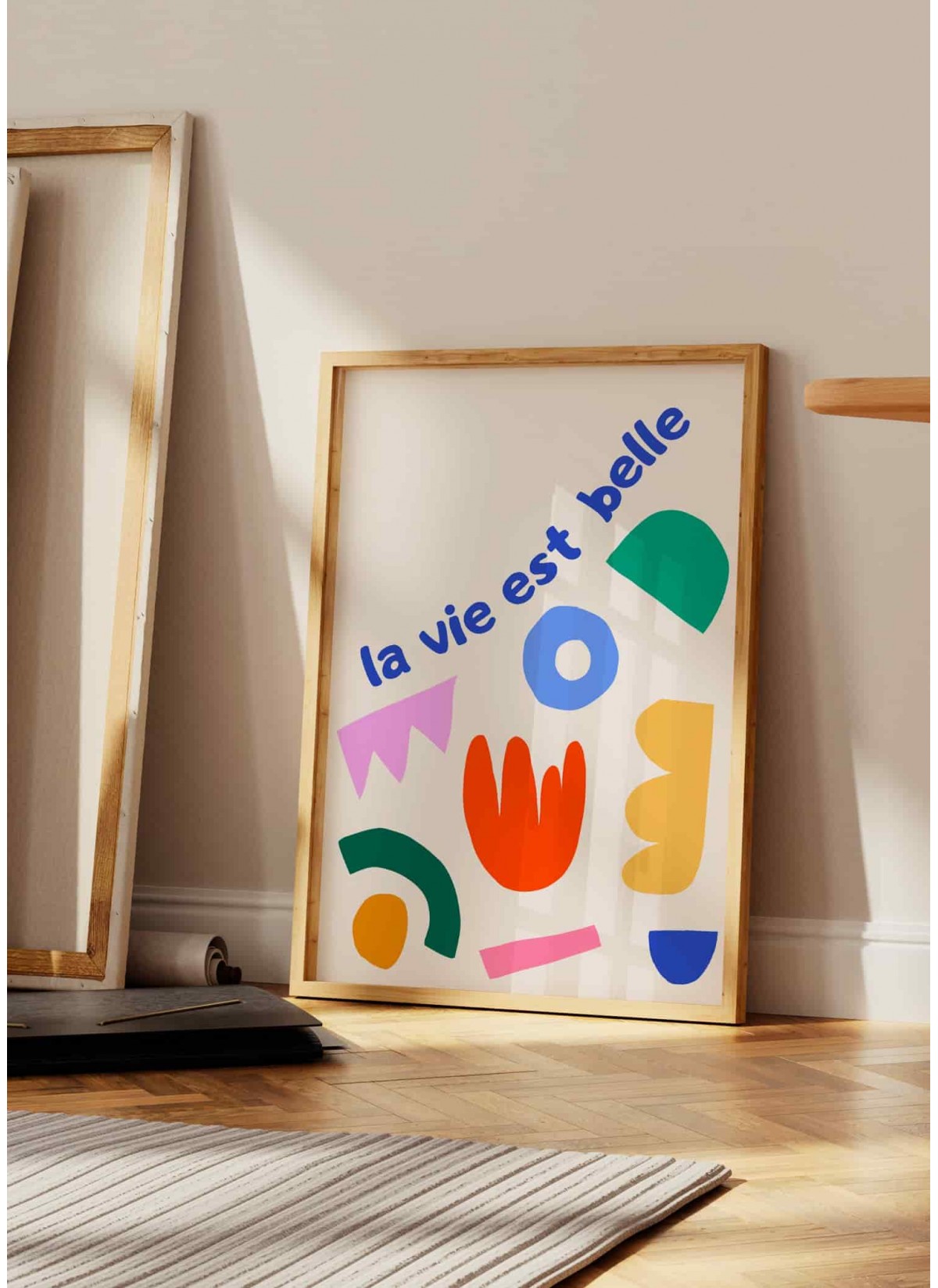 Affiche La vie est belle, idée déco originale | L’Afficherie