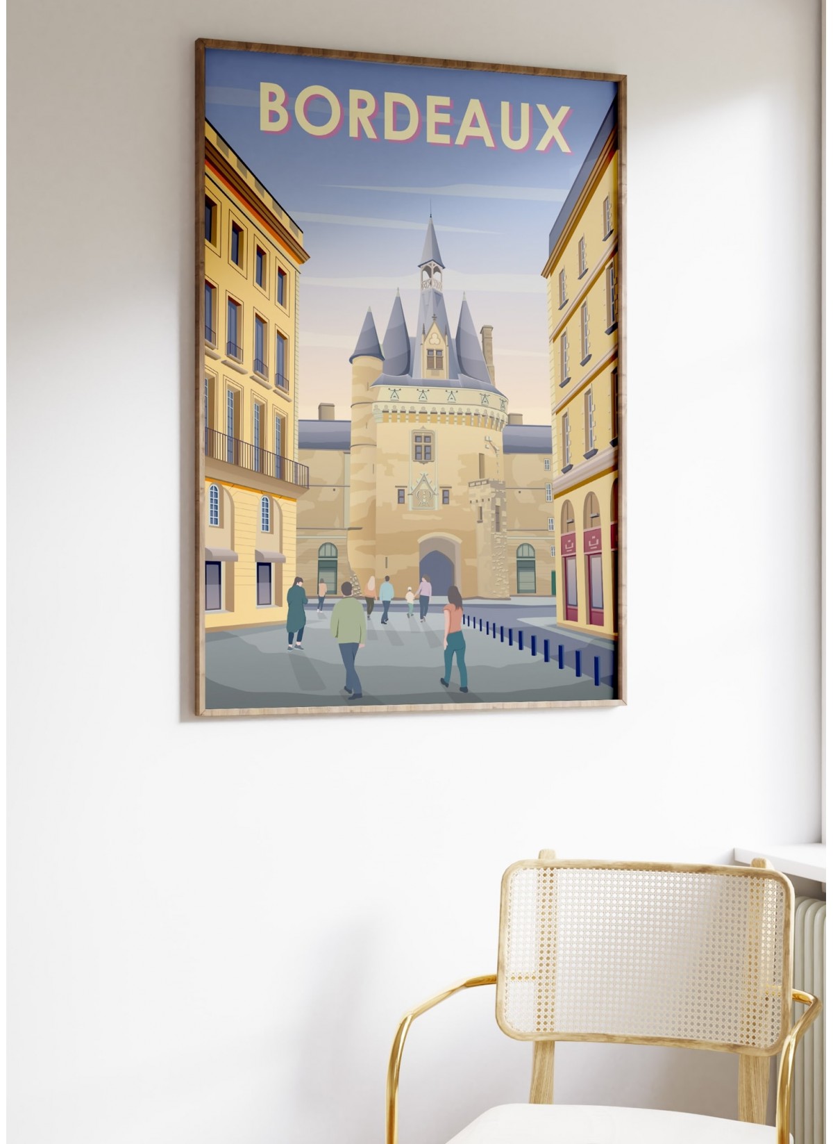 Affiche ville Bordeaux 3