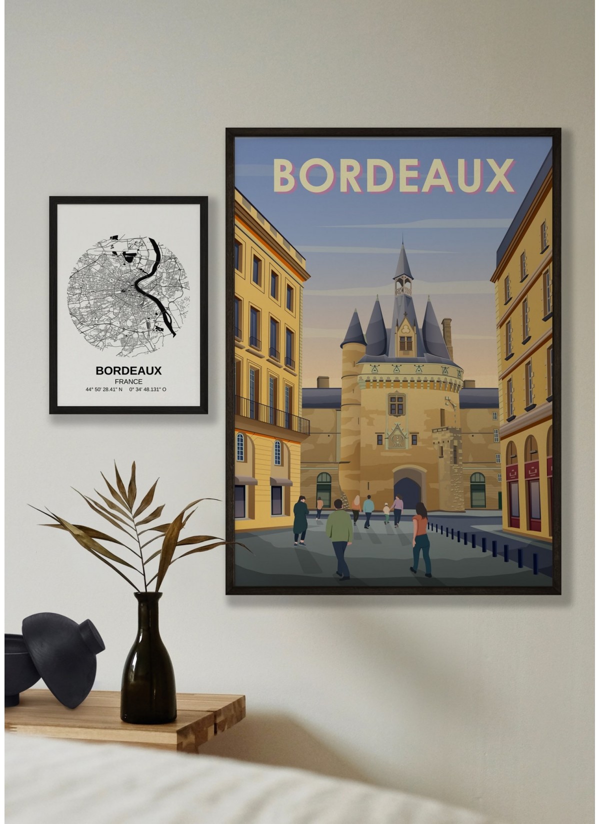 Affiche ville Bordeaux 3