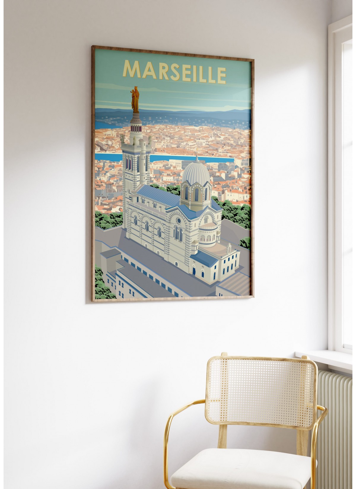 Affiche ville Marseille 3