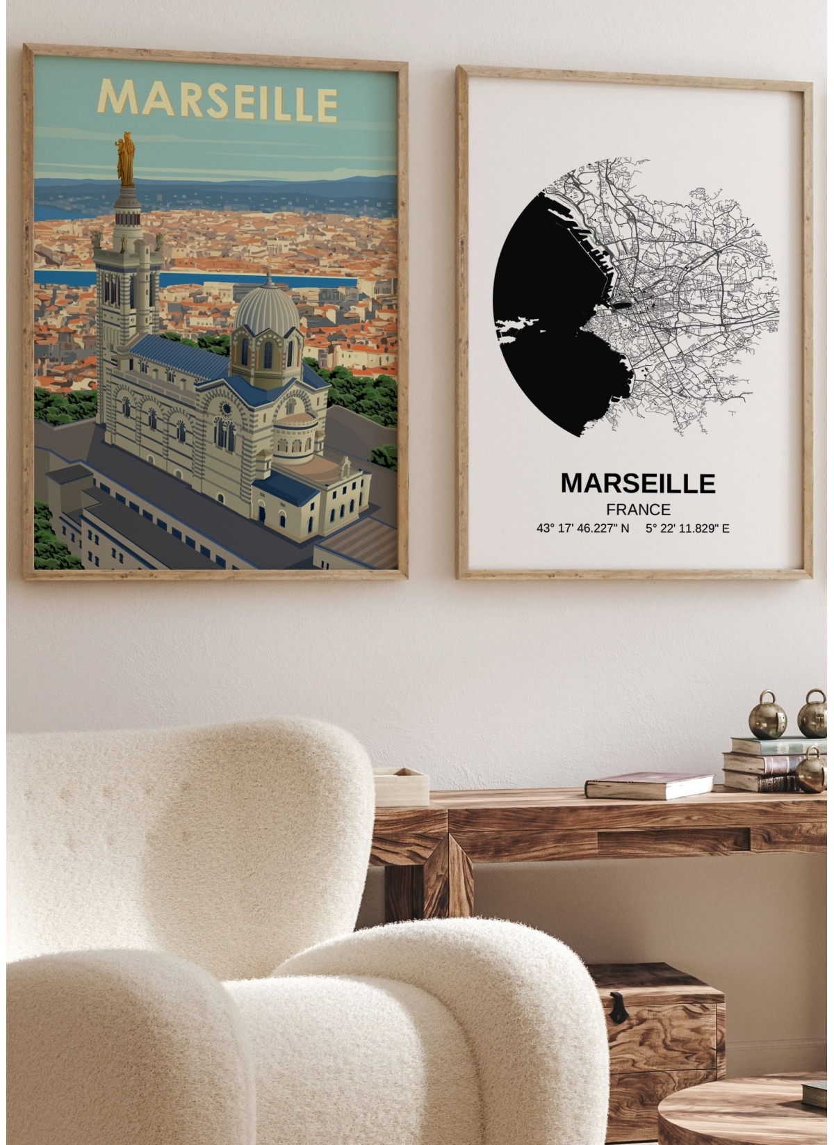 Affiche ville Marseille 3