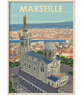 Affiche ville Marseille 3