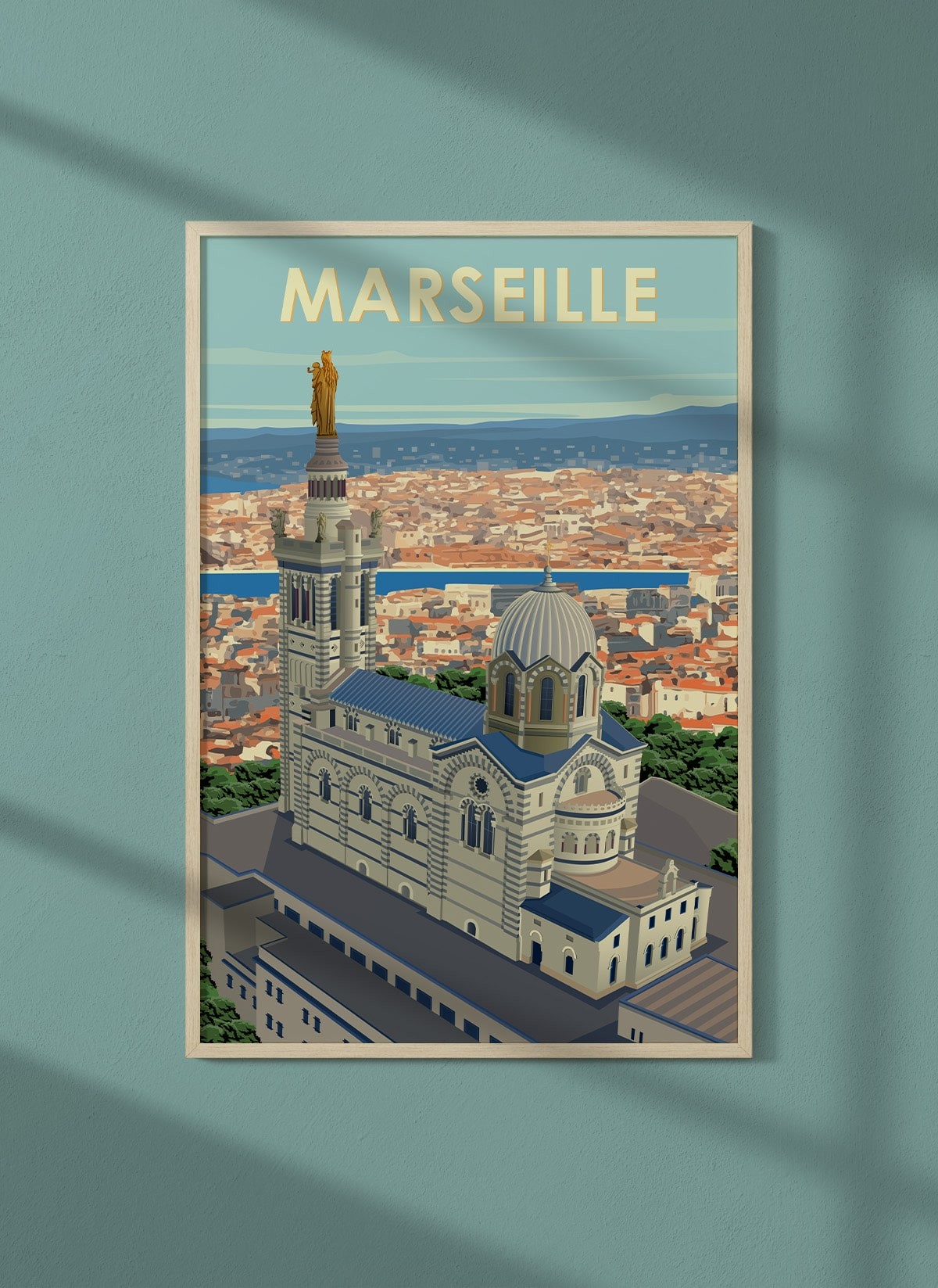 Affiche ville Marseille 3