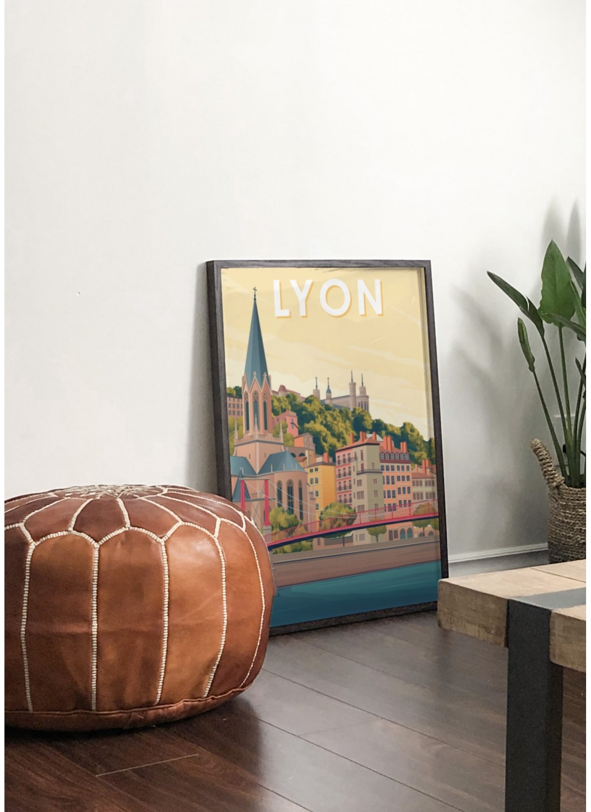 Affiche ville Lyon 5