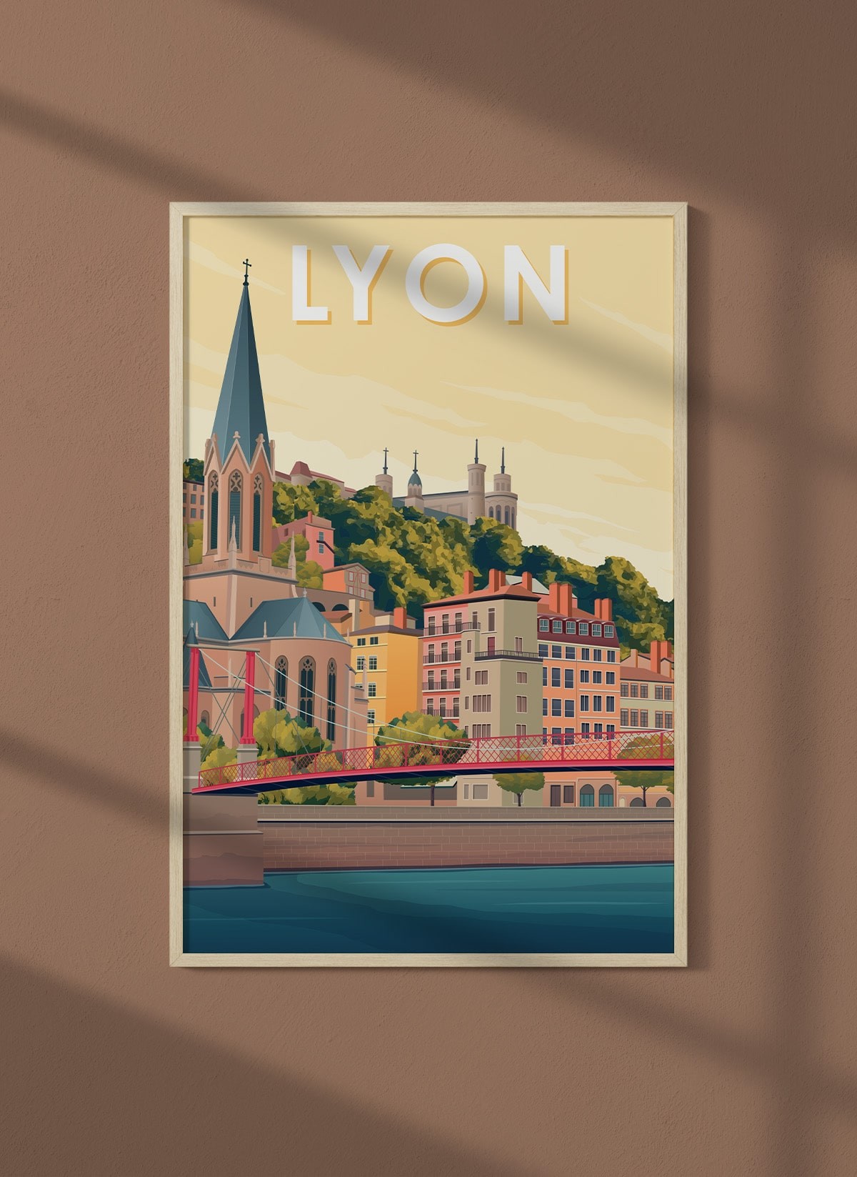 Affiche ville Lyon 5