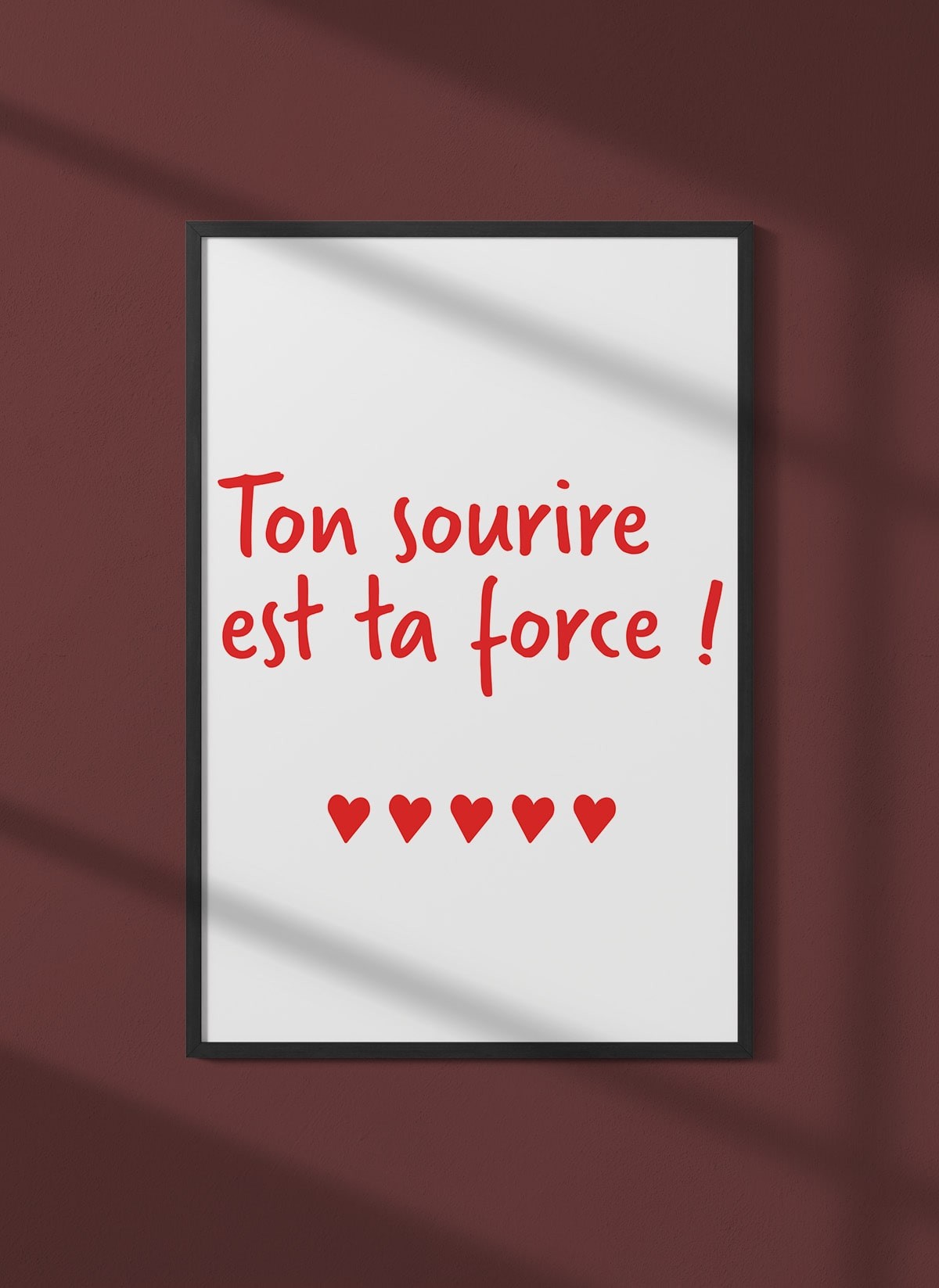 Affiche Ton sourire est ta force