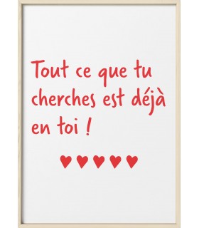 Affiche Tout ce que tu cherches