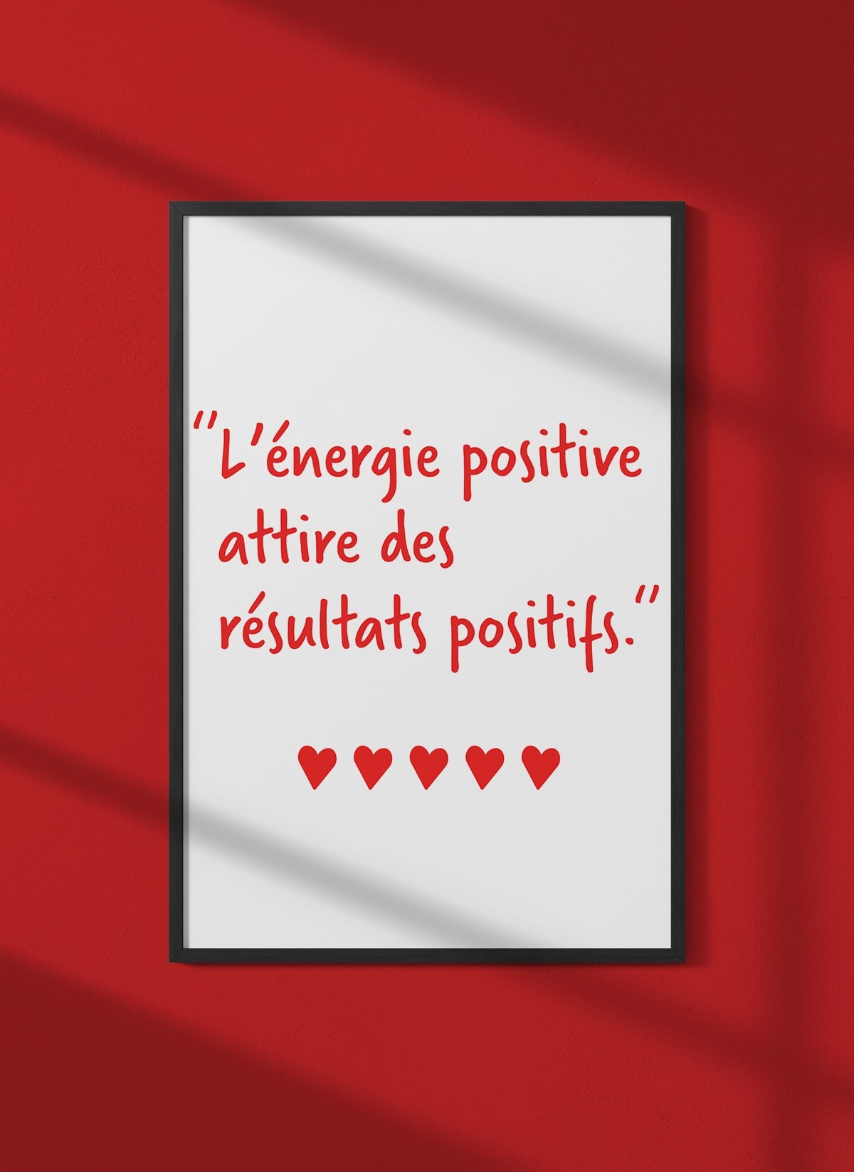 Affiche L'énergie positive
