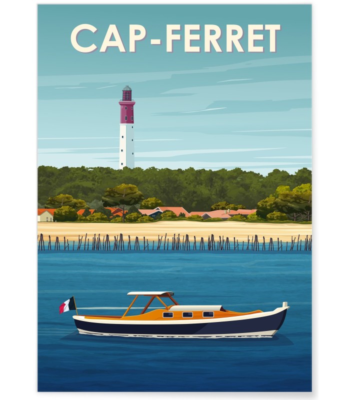 Affiche ville Cap-Ferret 3