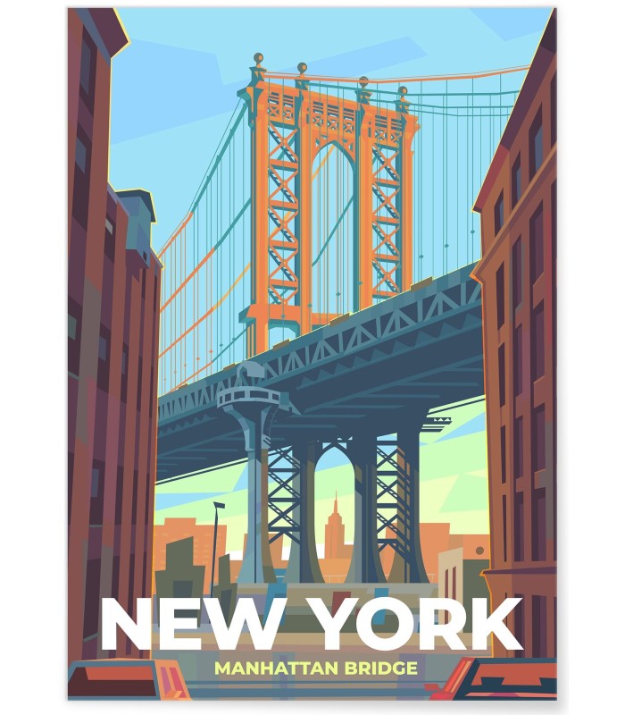 Affiche ville New York 3