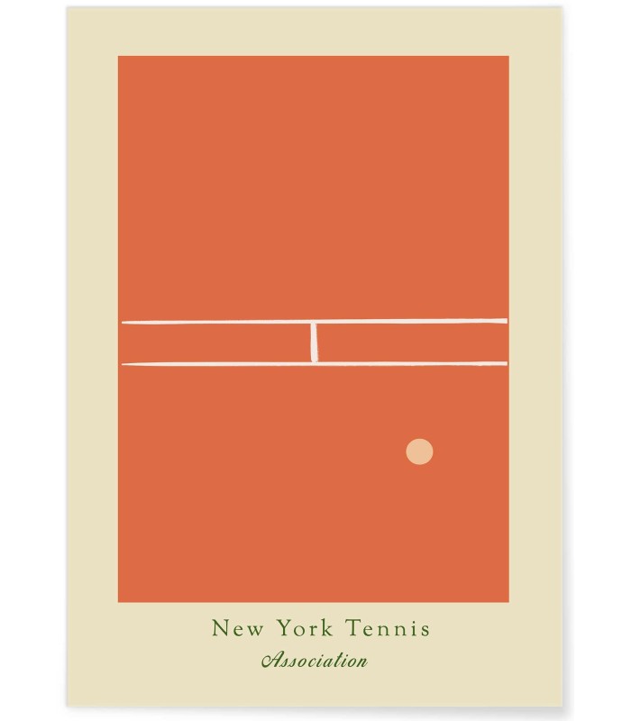 Affiche Tennis Élégante : New York Tennis Association