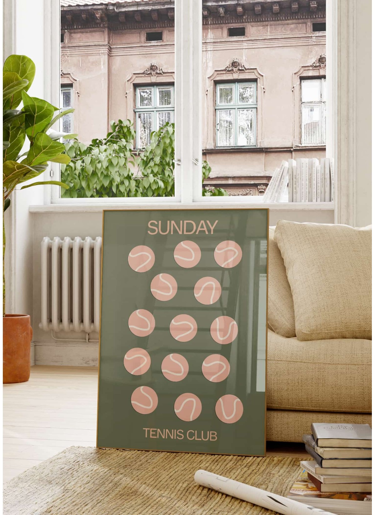 Affiche Tennis Club : Dimanche au Tennis Club