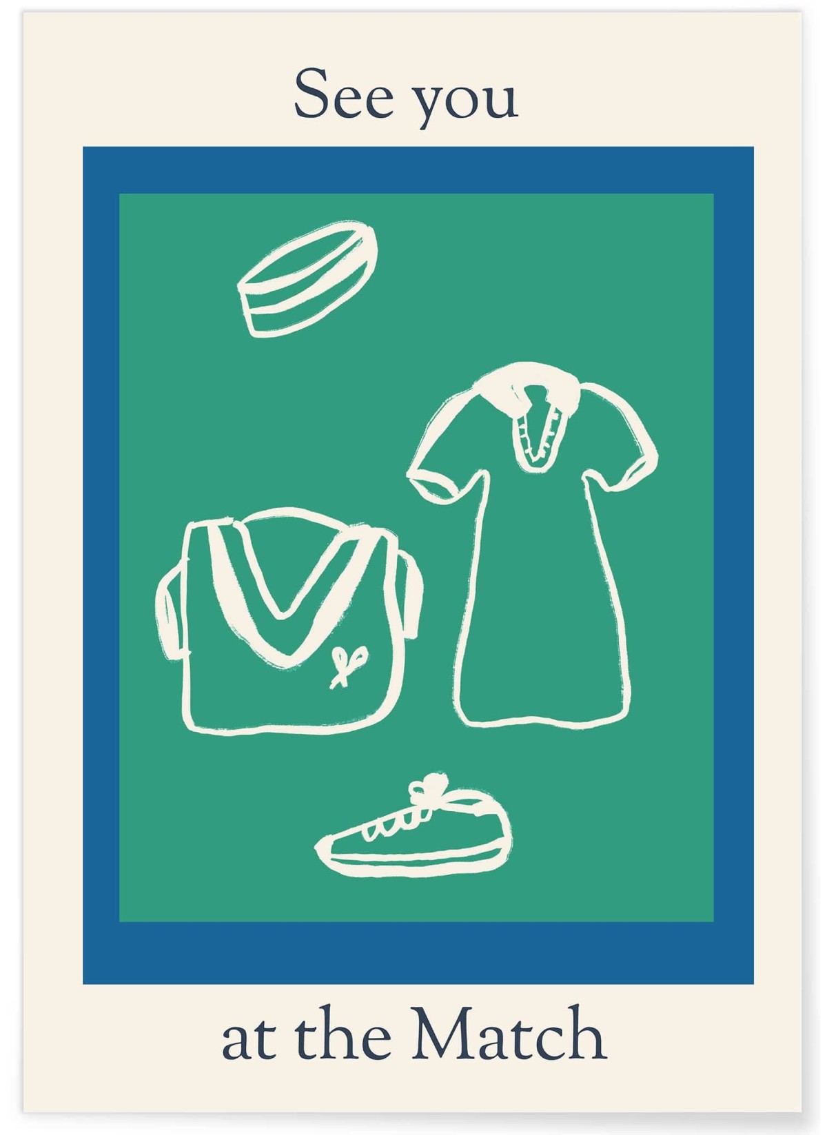 Affiche Tennis Lifestyle : See You at the Match