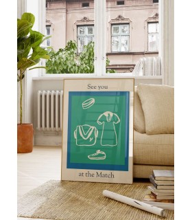 Affiche Tennis Lifestyle : See You at the Match