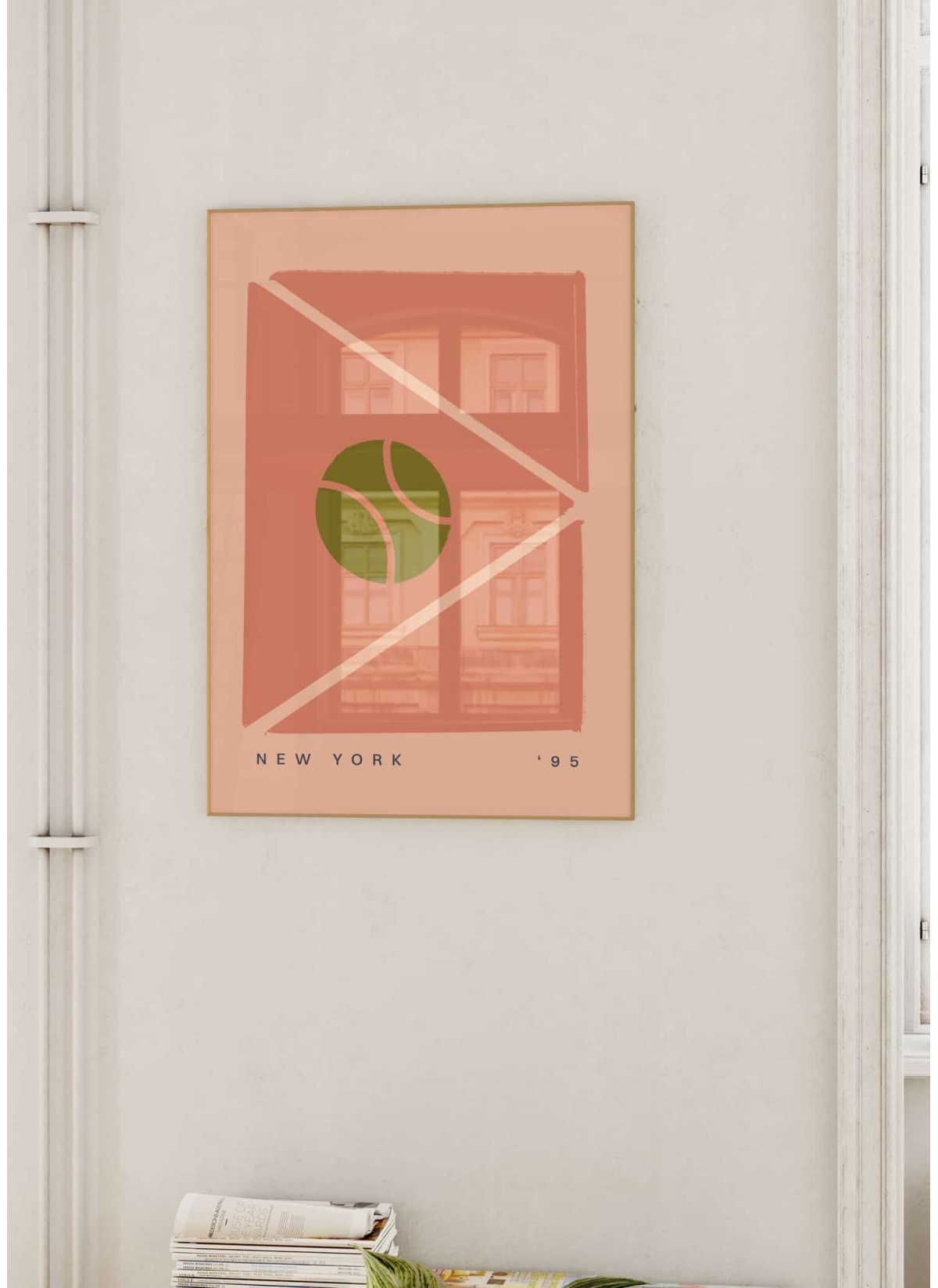 Affiche Tennis Rétro : Tennis Match 1995