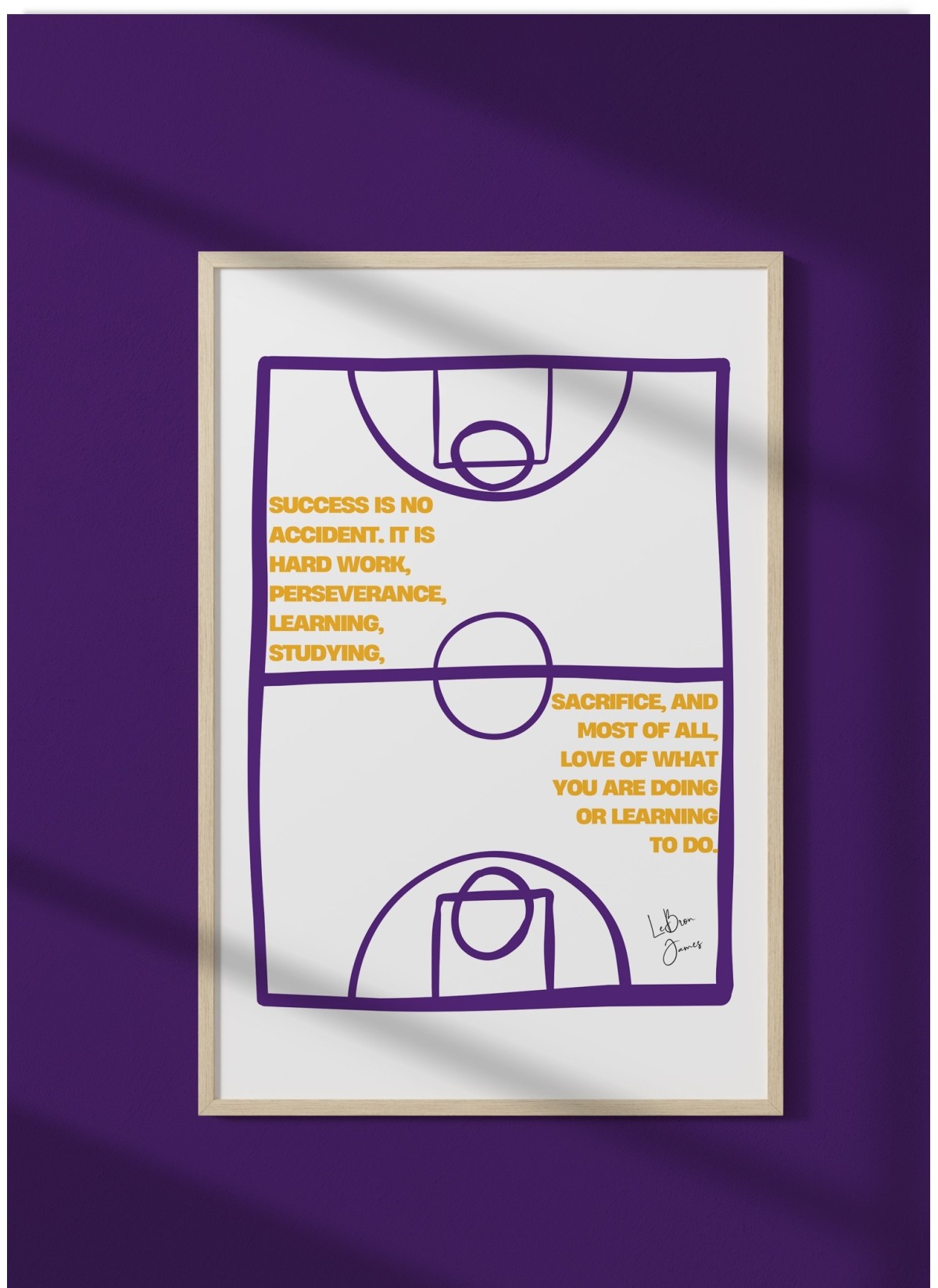 Affiche citation LeBron James | L’Afficherie