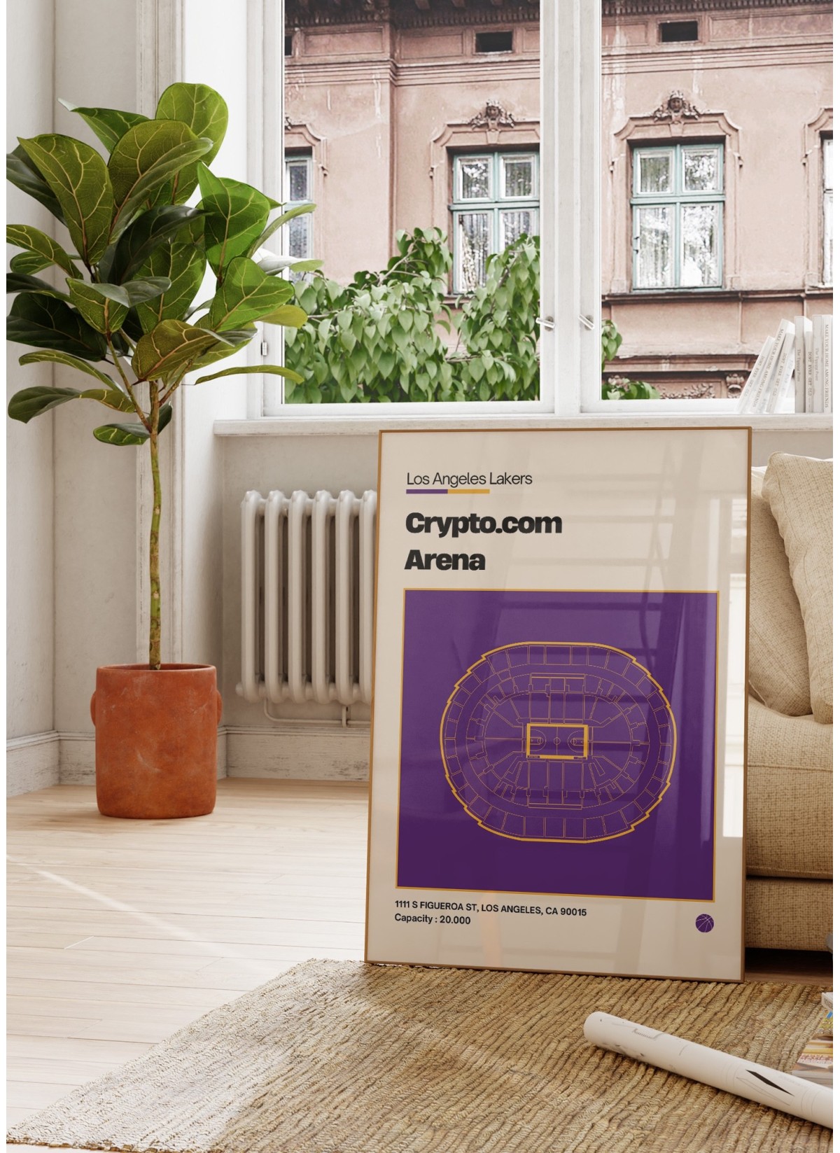 Affiche Crypto Arena - Los Angeles Lakers