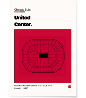 Affiche United Center - Chicago Bulls