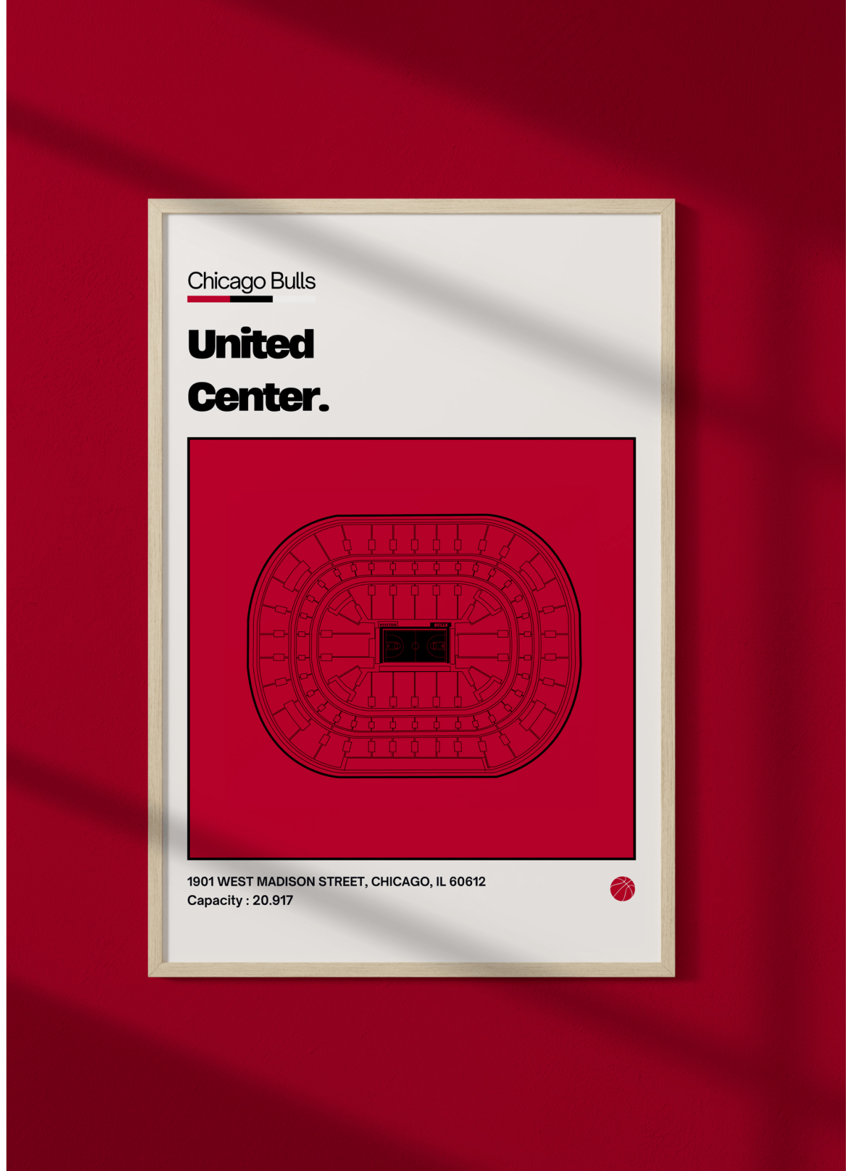 Affiche United Center - Chicago Bulls