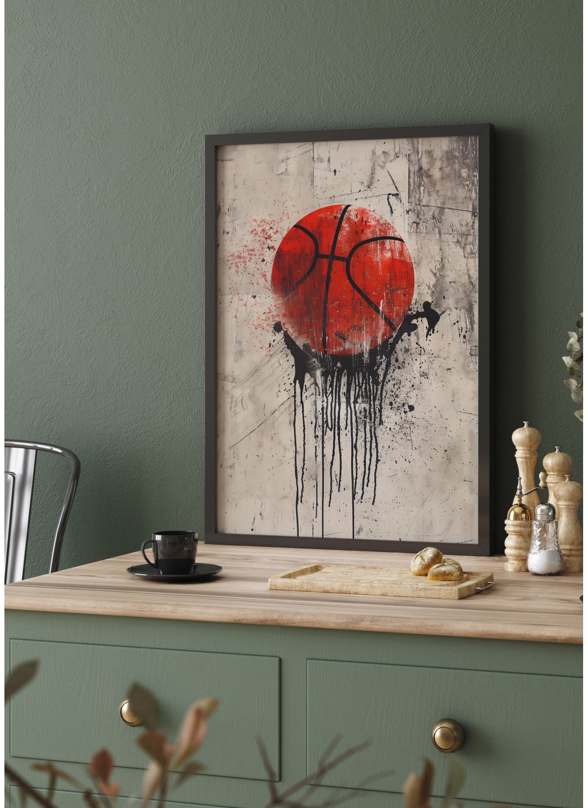 Affiche Basketball - Street Art Moderne