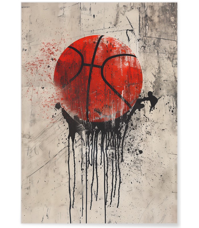 Affiche Basketball - Street Art Moderne