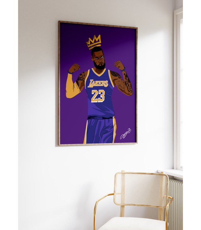 Affiche LeBron James - King James