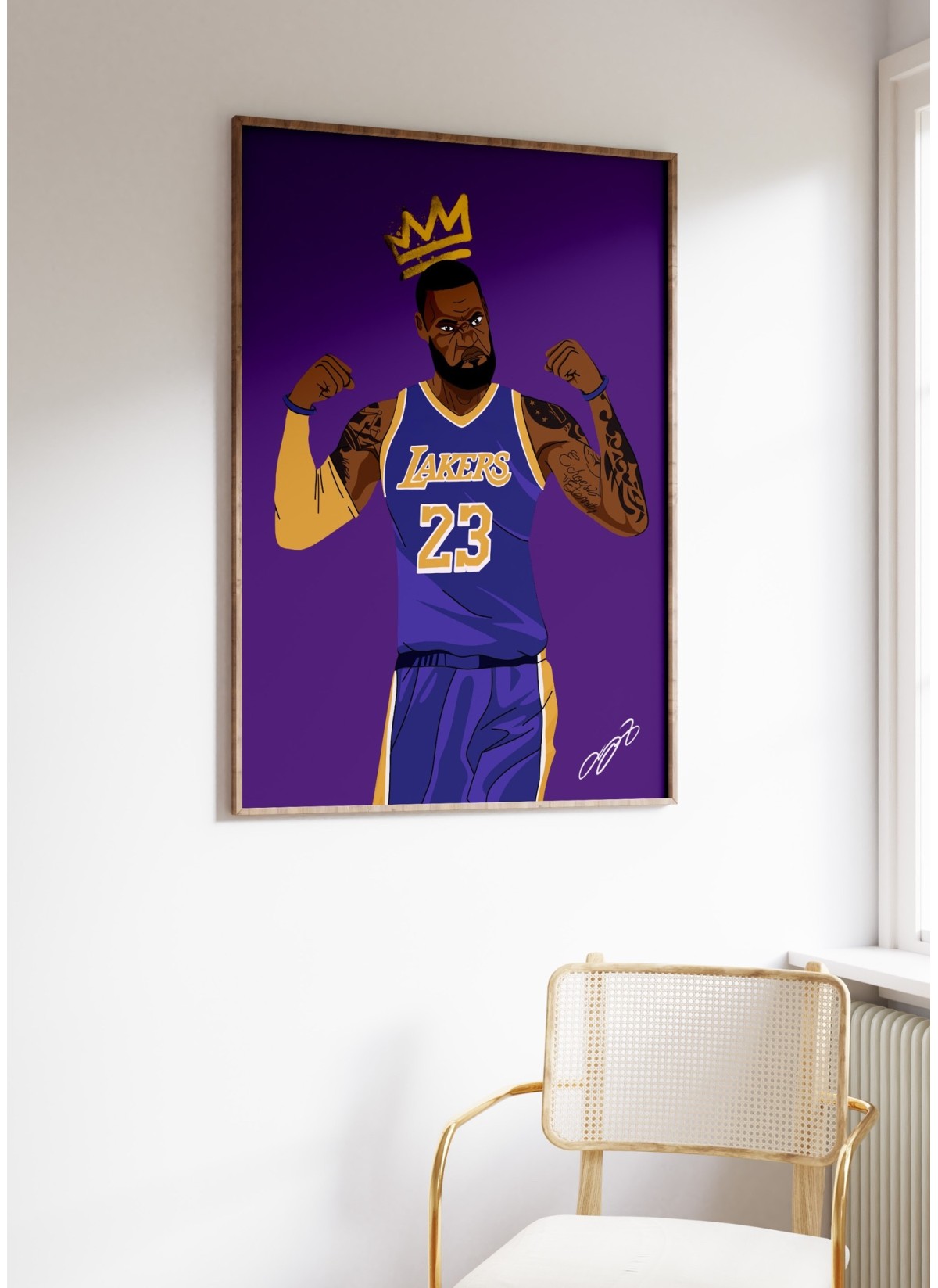Affiche LeBron James - King James