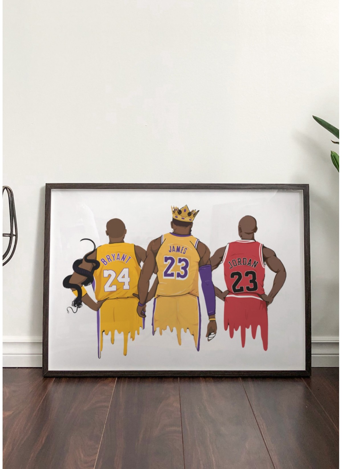 Affiche Legends - Jordan, Bryant et James