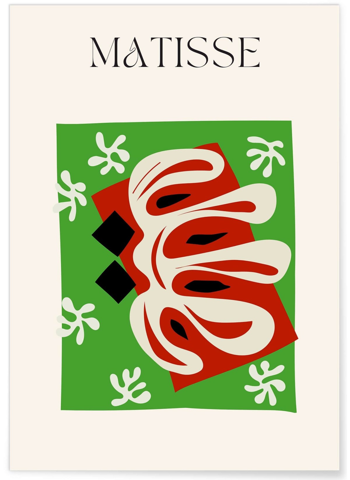 Affiche Matisse "Nature Abstraite" – Feuillage et formes organiques