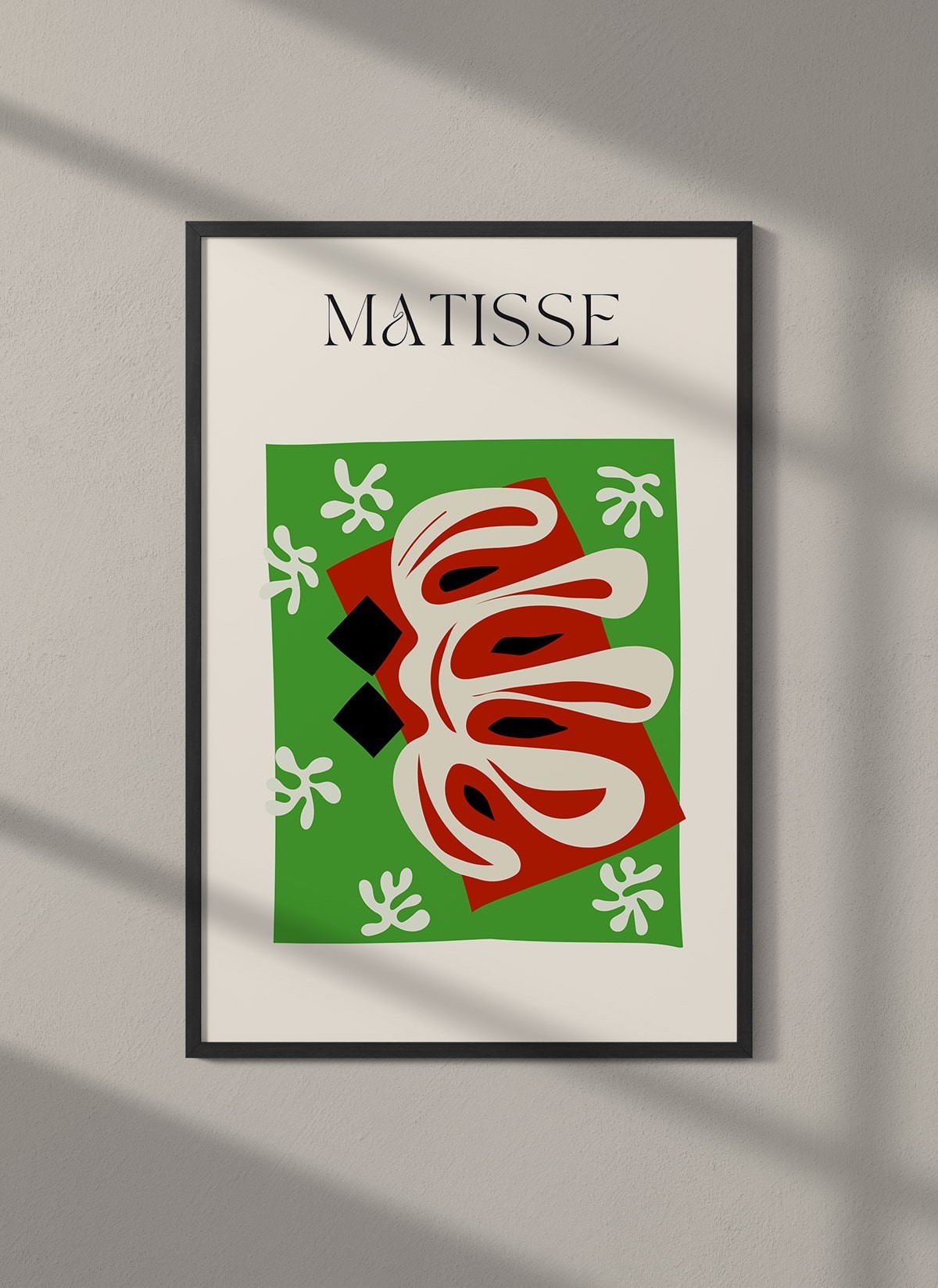 Affiche Matisse "Nature Abstraite" – Feuillage et formes organiques