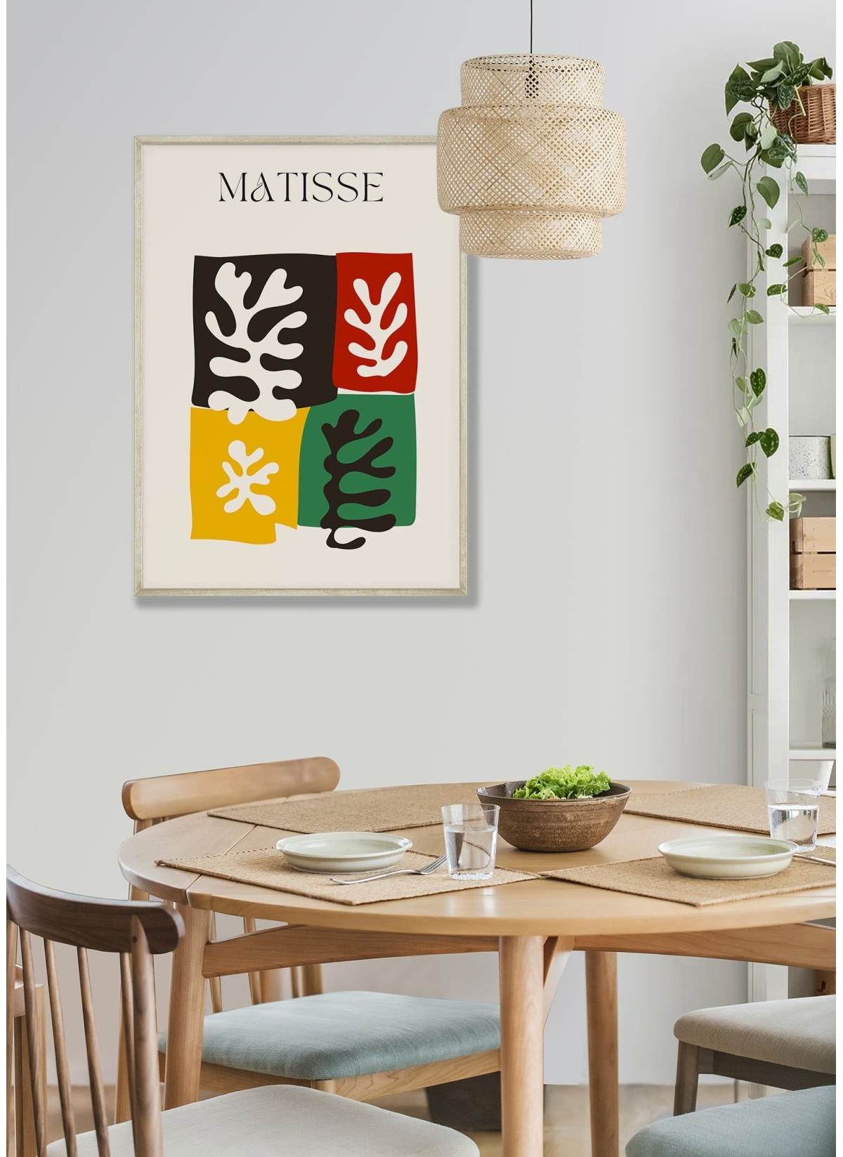 Affiche Matisse "Collage Nature" – Patchwork artistique
