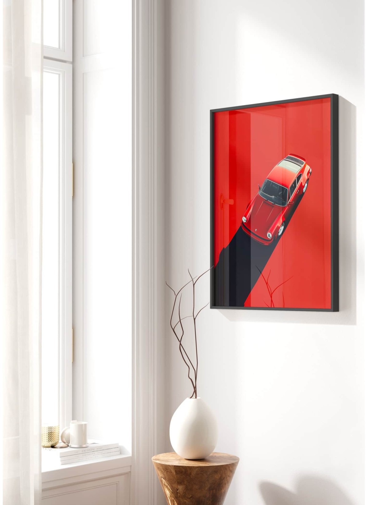 Affiche Porsche 911 rouge | L’Afficherie