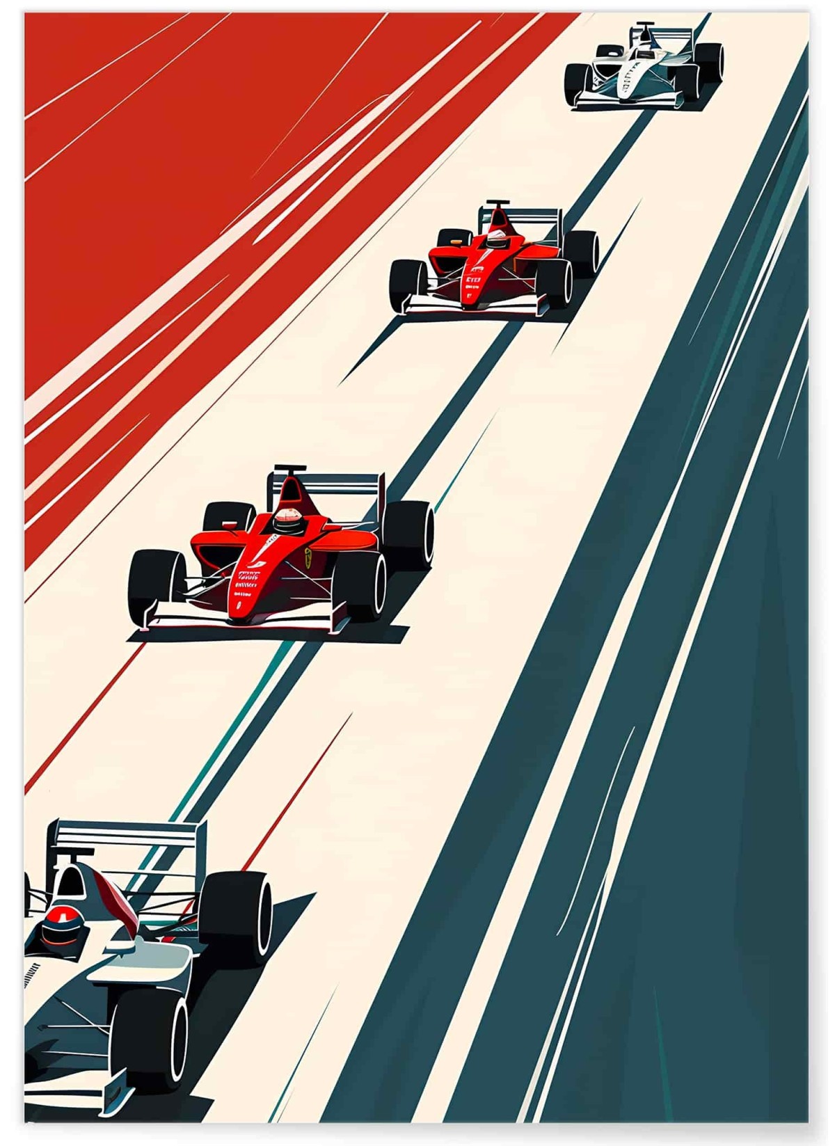 Affiche course automobile vintage | L’Afficherie