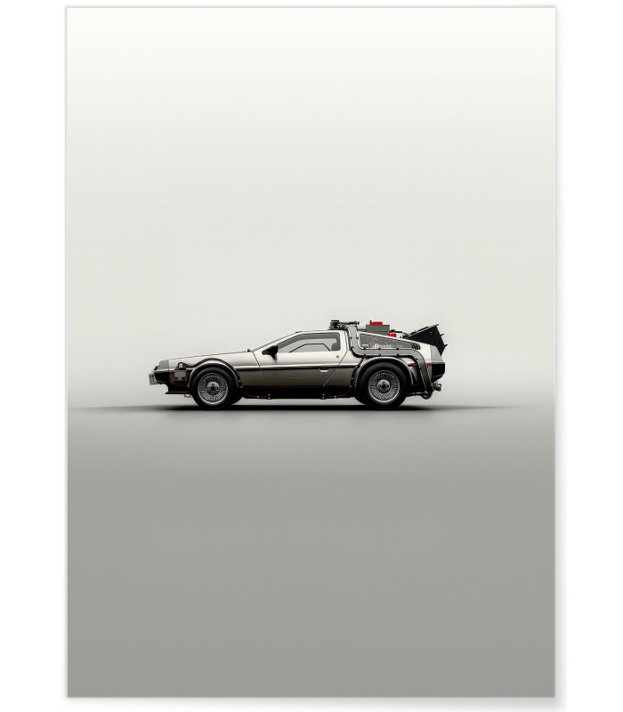 Affiche DeLorean classique| L’Afficherie